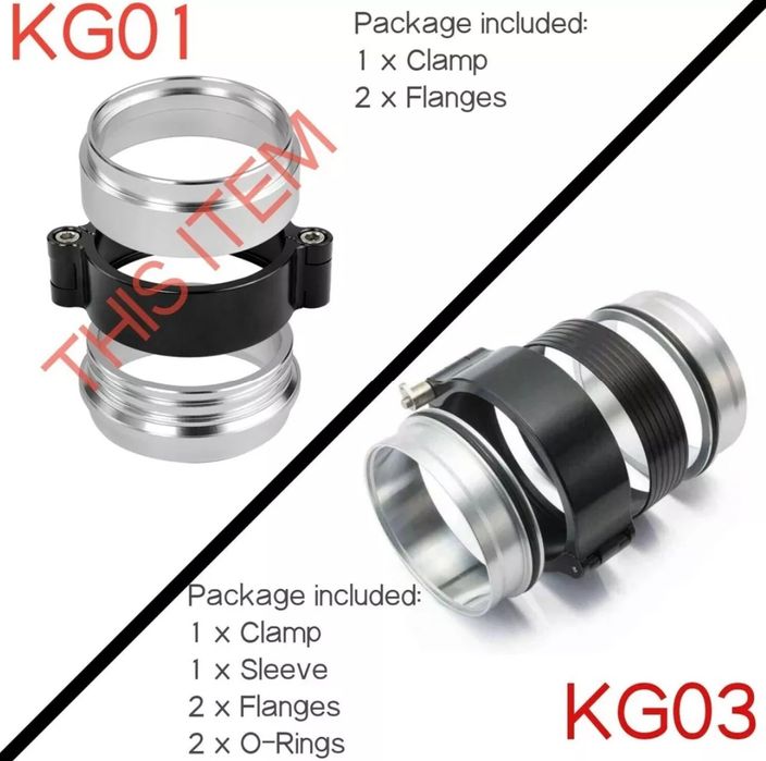 Abraçadeiras V-band alumínio