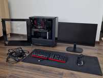 Zestaw gamingowy (i5-7400, GTX 1060 6GB, RAM 16GB, SSD+HDD, 24'')