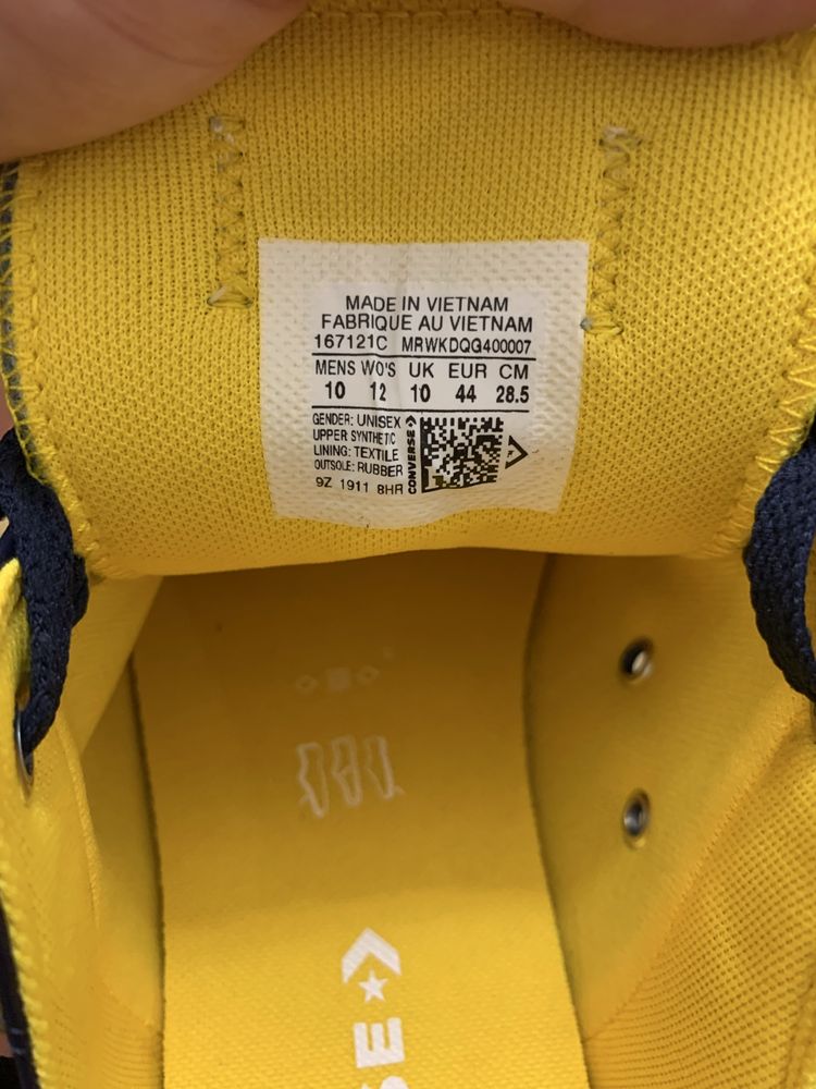 Чоловічі кеди Converse CTAS OX 167121C | р.43