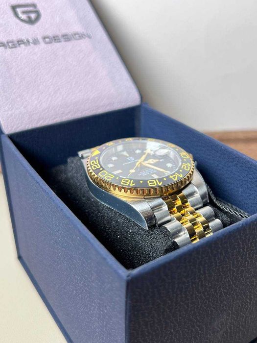 Годинник Pagani Design PD-1662 Silver-Gold 40mm