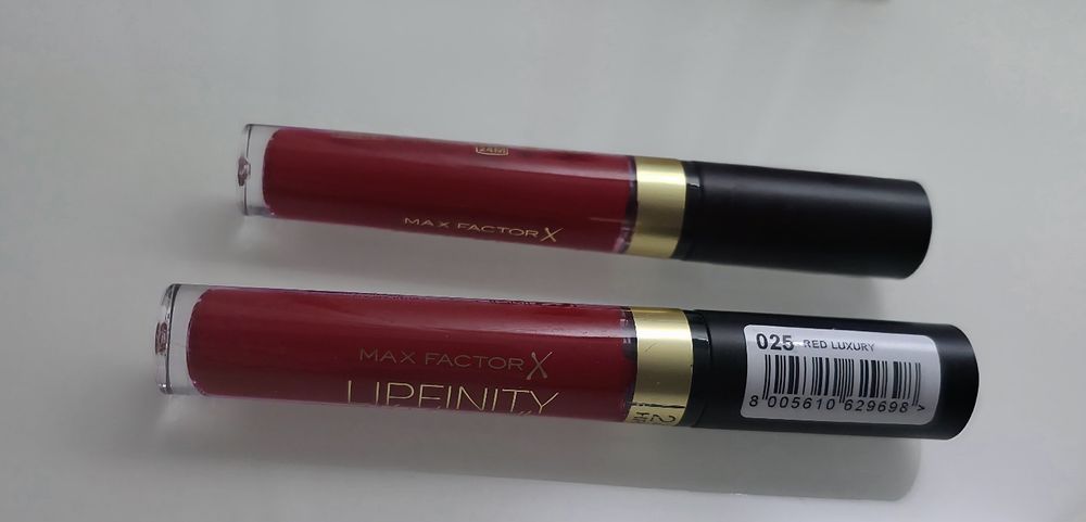 Max factor Lipfinity velvet matte pomadka 025 Red luxury nowa