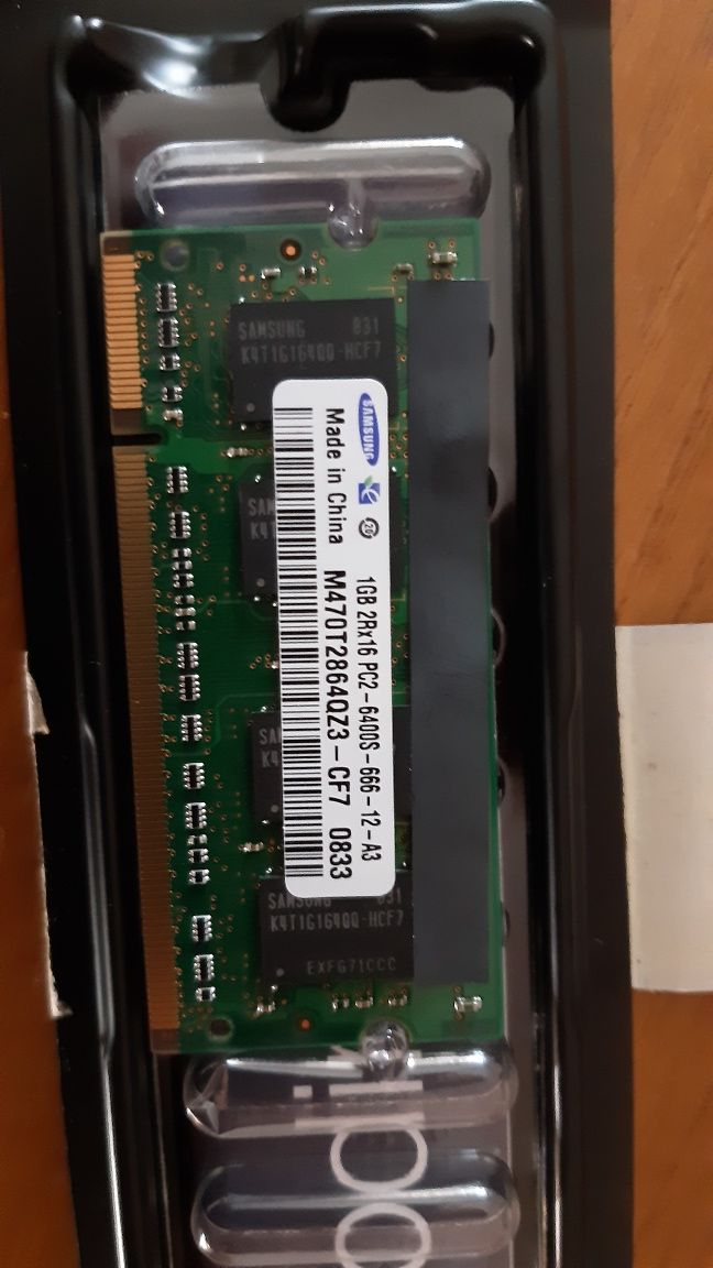 RAM Laptop 1gb 2rx16 pc2-6400s-666 ddr2