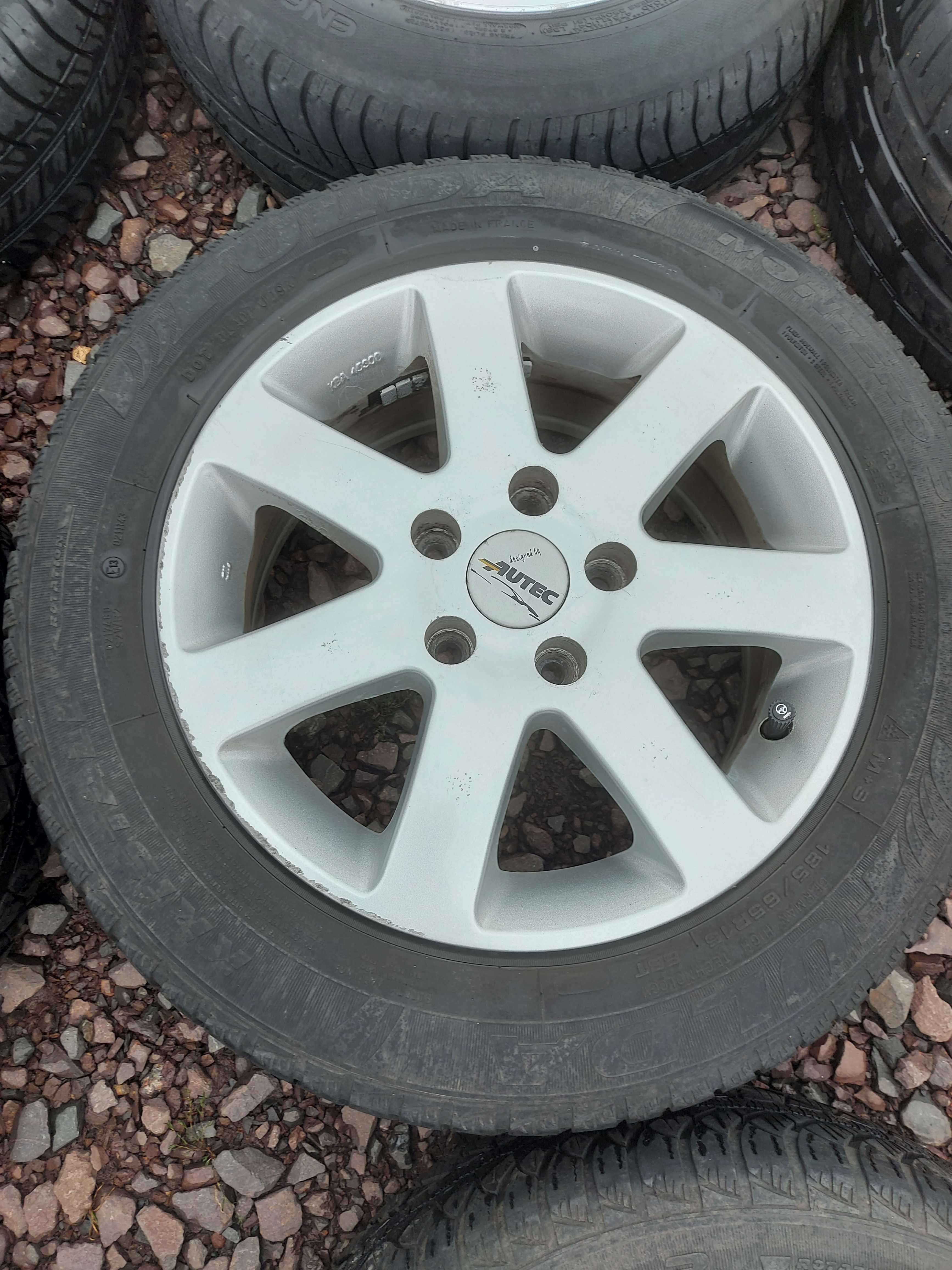 Felgi aluminiowe Opel 5x110 6,5Jx15 ET45 Autec Kpl.