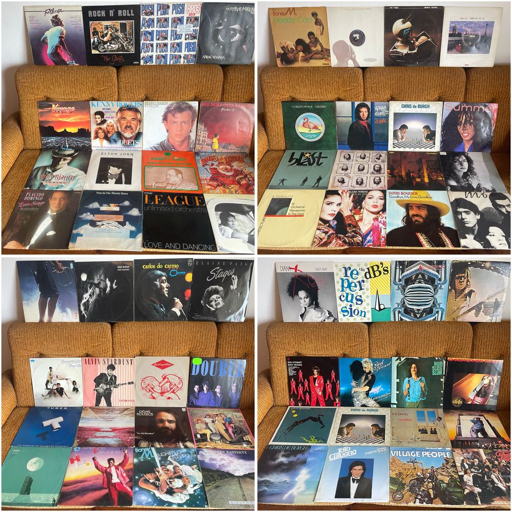 192 discos de vinil repetidos | troca/venda do lote