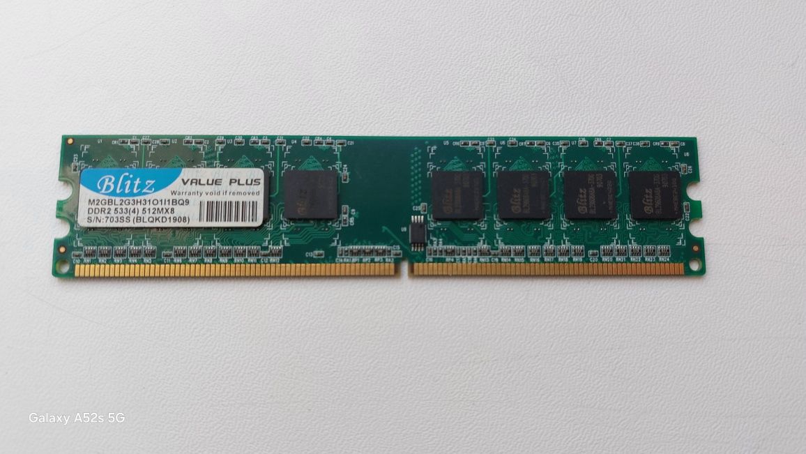 Pamięć 512Mb DDR2 533 MHz do komputera stacjonarnego