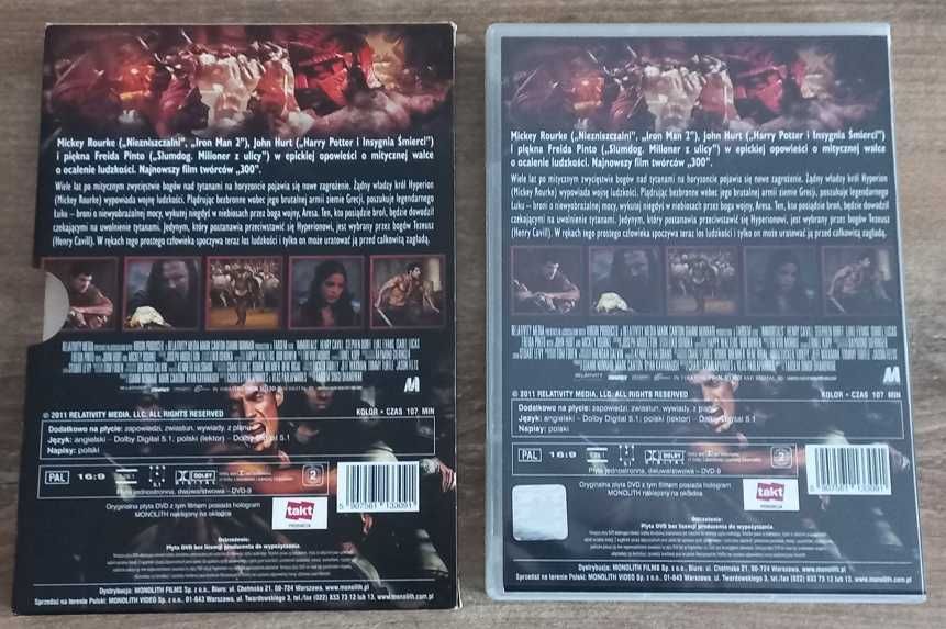 Płyta film DVD. Immortals. Bogowie i herosi. Polski lektor i napisy.