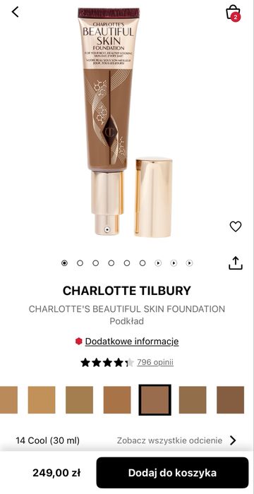 Charlotte Tilbury Beautiful Skin Foundation
