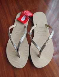 Havaianas you Glitter dourado 36 NOVAS