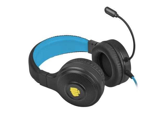 Słuchawki z mikrofonem Fury Warhawk podświetlenie RGB Gaming FV