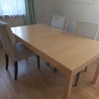 Solidny drewniany stół rozkładany
