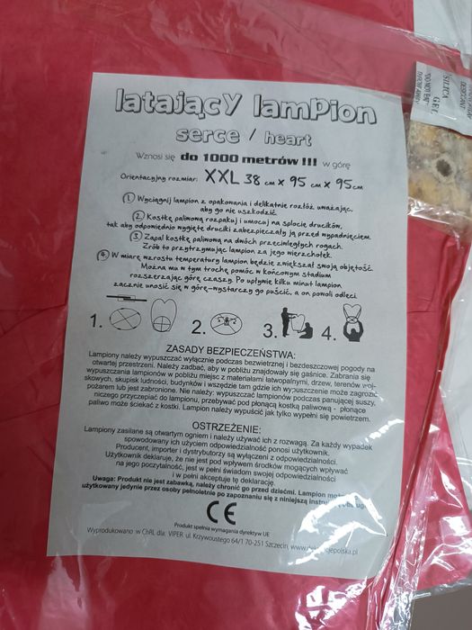 50szt lampiony serca