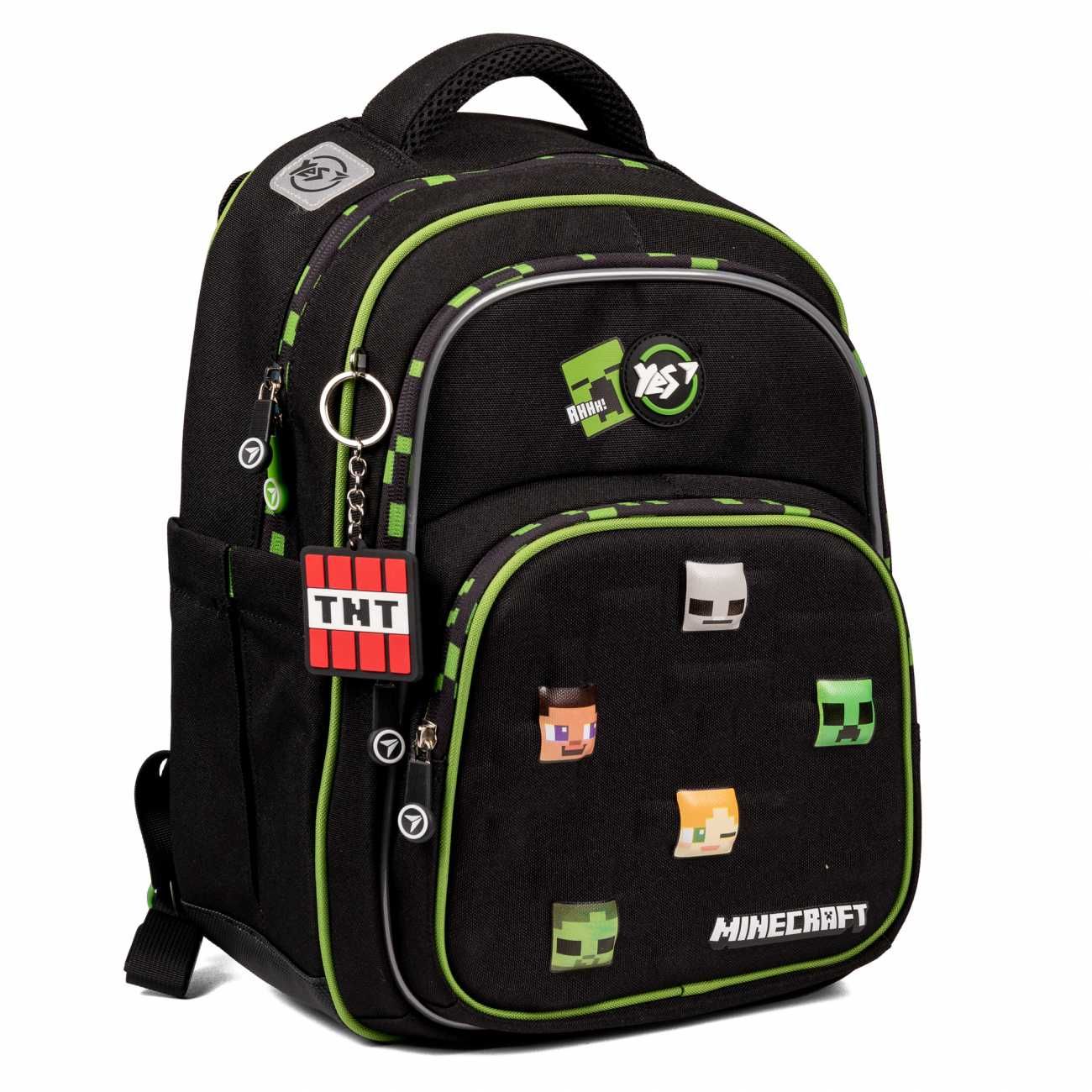 Рюкзак шкільний напівкаркасний Yes Minecraft S-91 559753