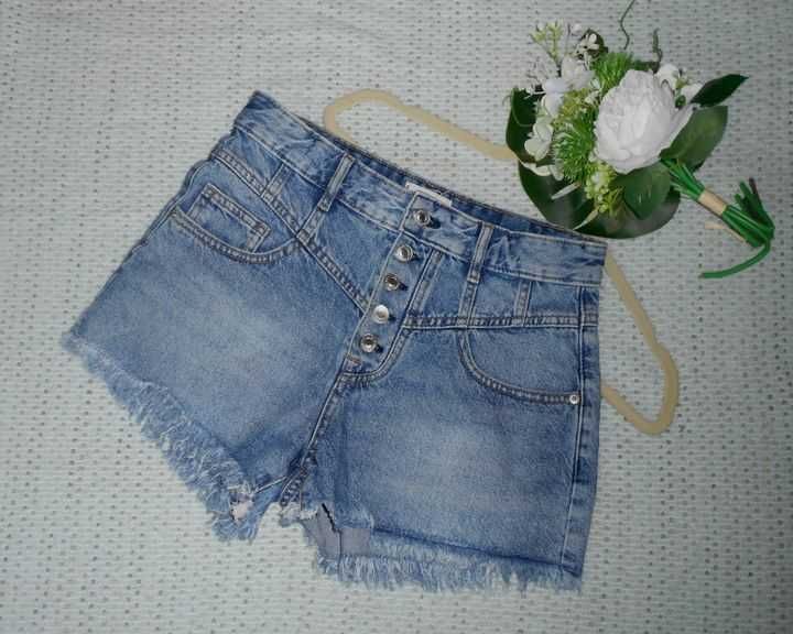 DENIM Krótkie spodenki jeansowe vintage 40 L #177