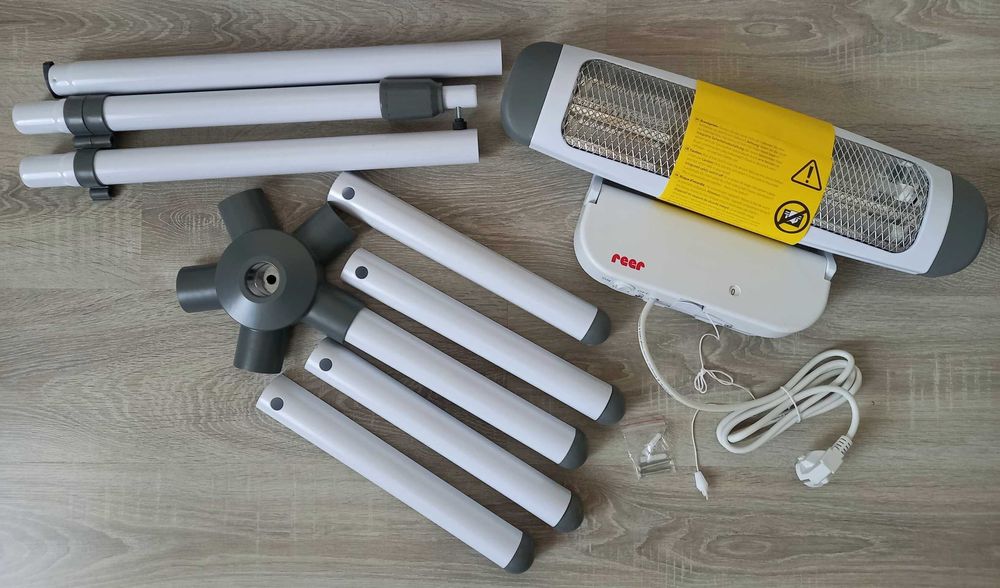 NOWY Promiennik ze stojakiem Reer 400/800 W grzejnik nad przewijak