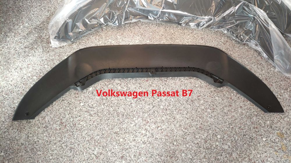 Губа нижняя часть переднего бампера VW Passat B7, B8 USA Пассат Б7, Б8