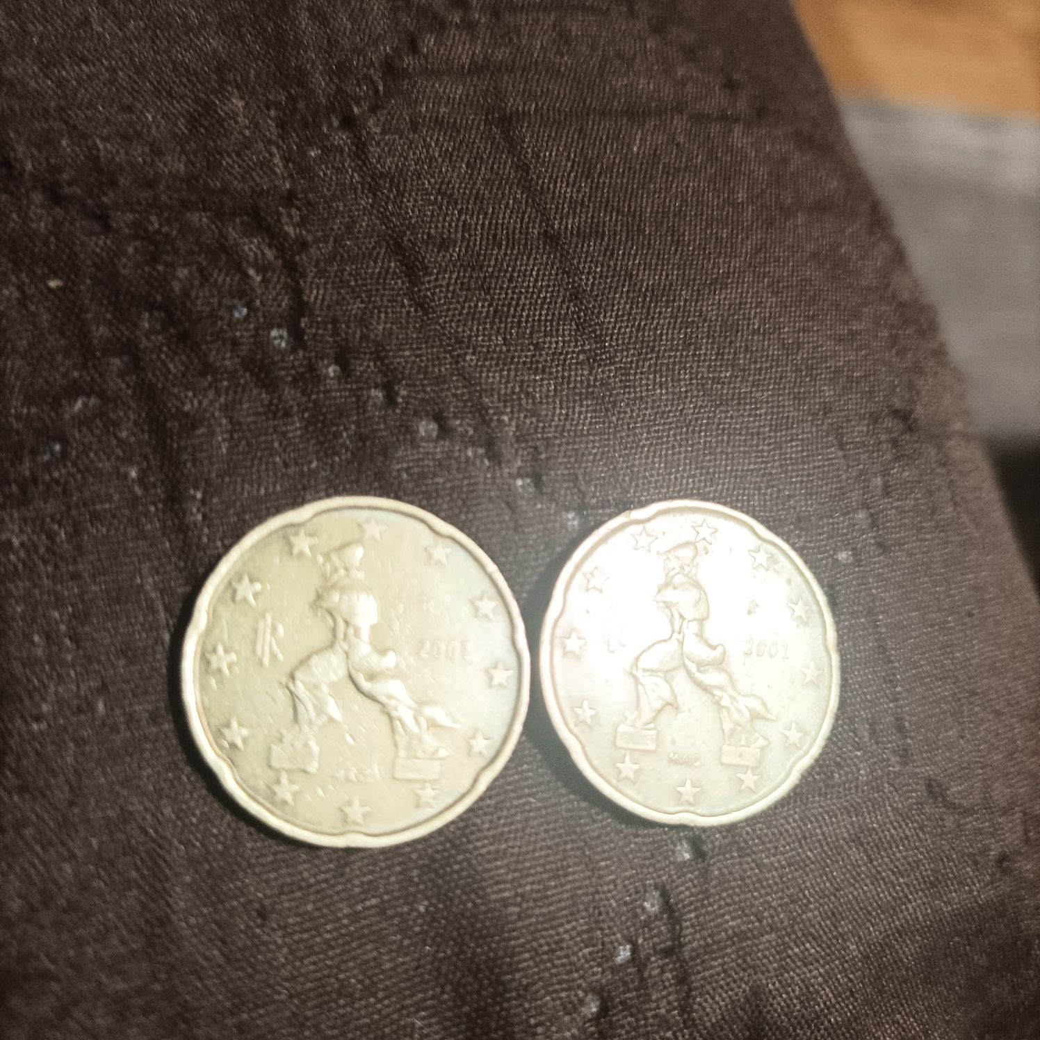 Moedas de 20 cêntimos