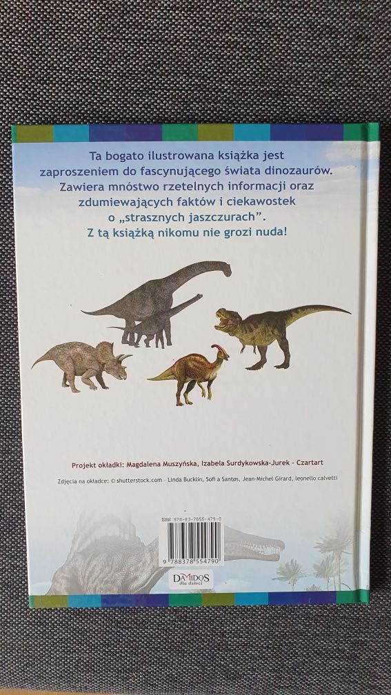 Zestaw dwóch książek o dinozaurach. Okazja