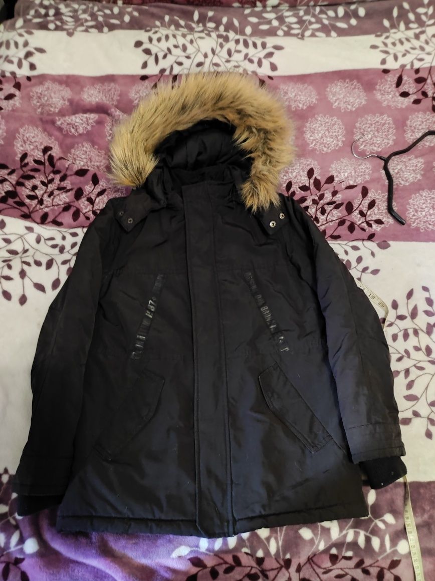 Куртка- Парка зимова на хлопчика на зріст 152