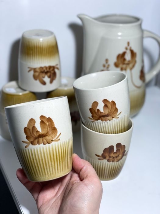 Kompletny zestaw 6x Kubek Zośka + Dzban Maria Mirostowice