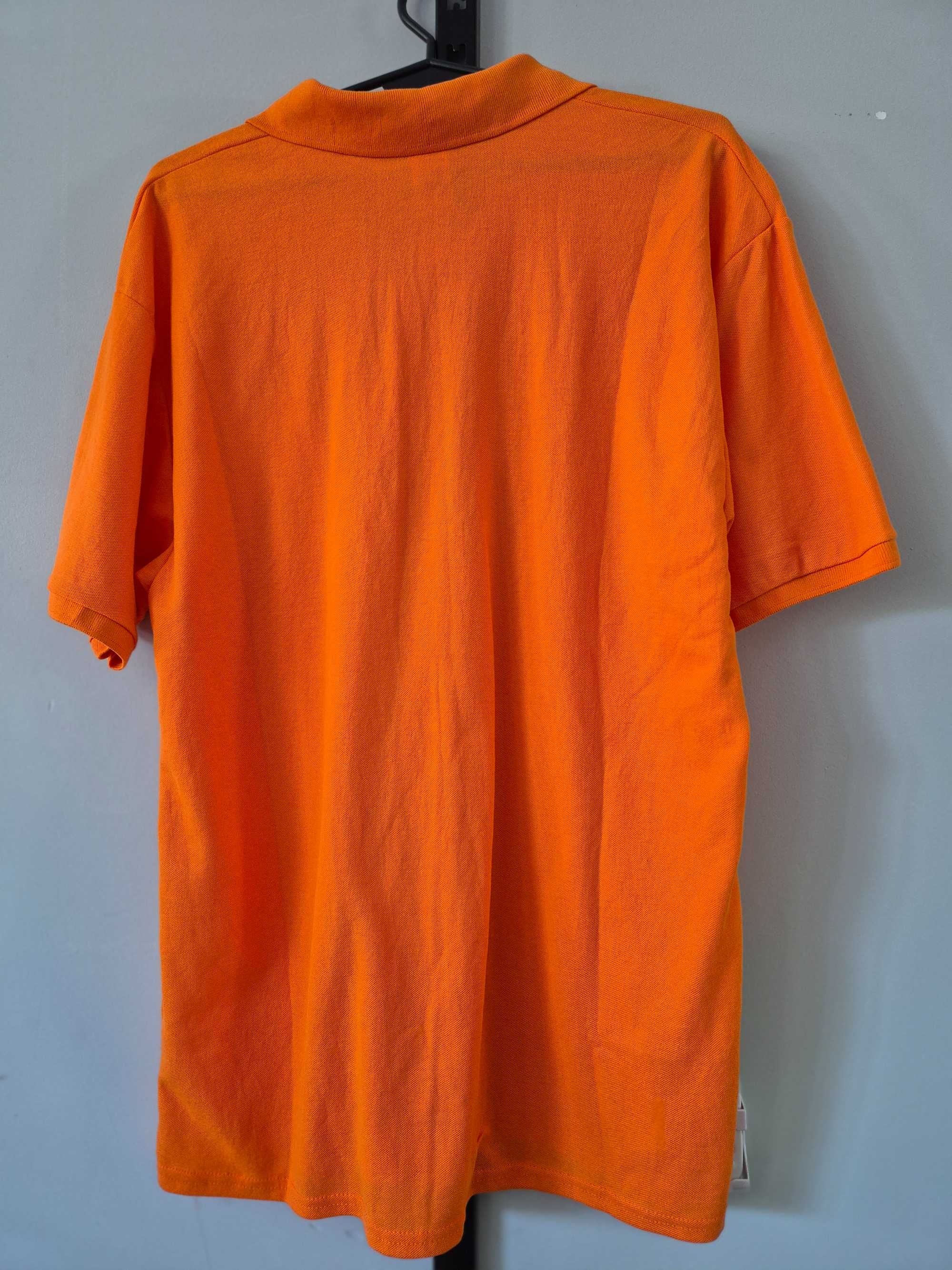 Pomarańczowa koszulka polo