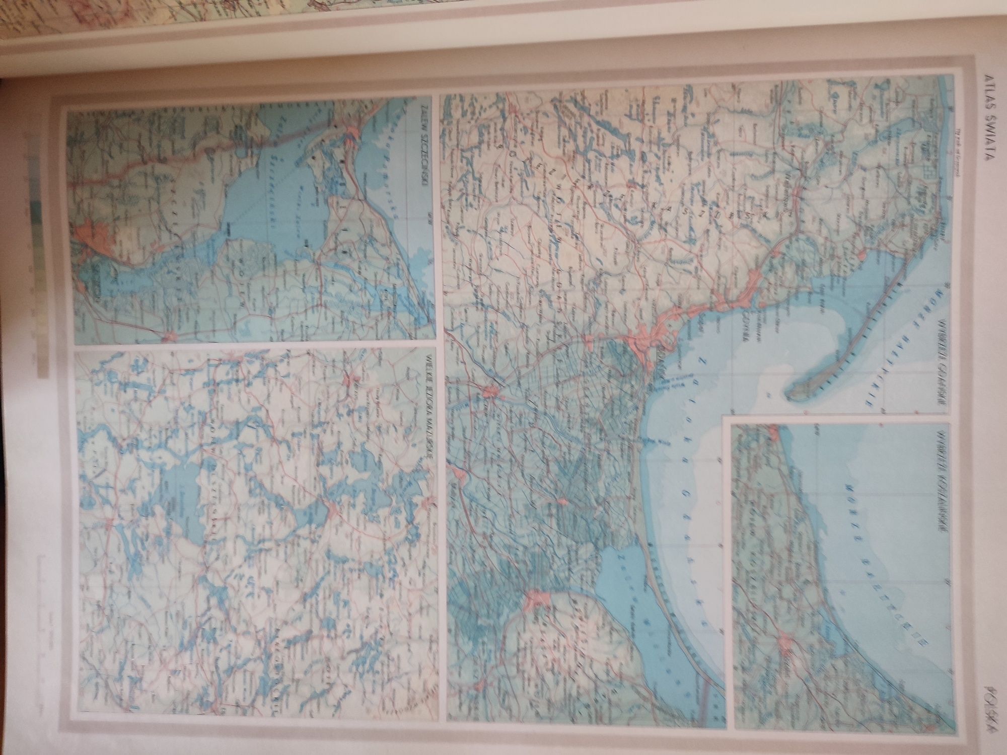 Stary atlas świata PWN Warszawa