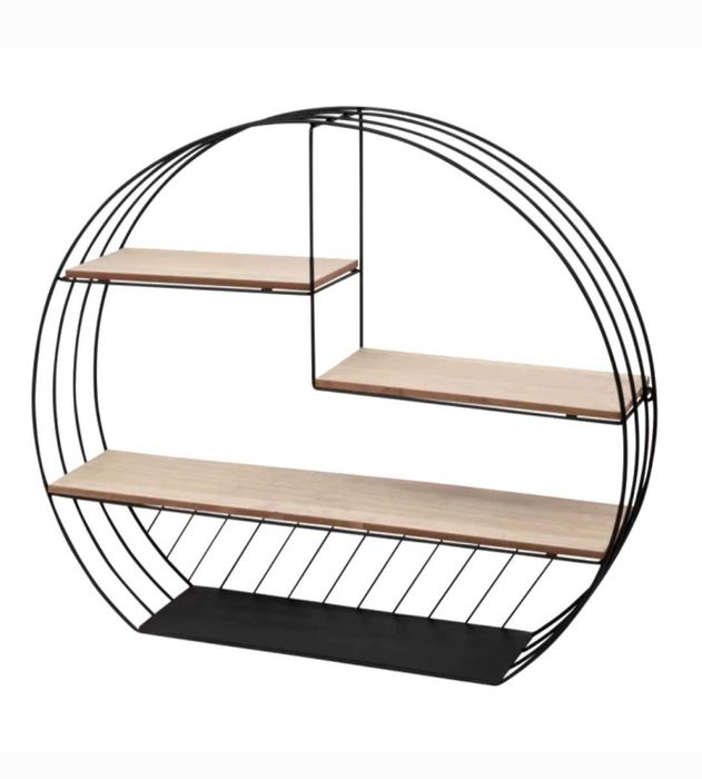 Estante de parede redonda