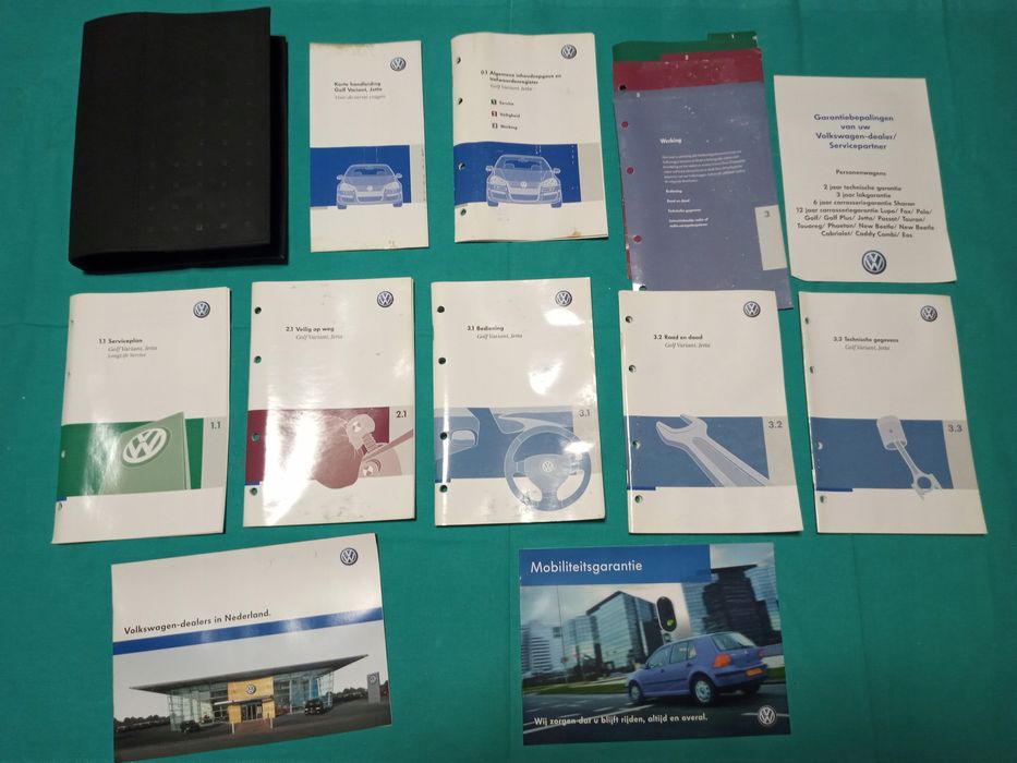 VW Volkswagen JETTA GOLF Variant Instrukcja książka Etui KOMPLET 2007