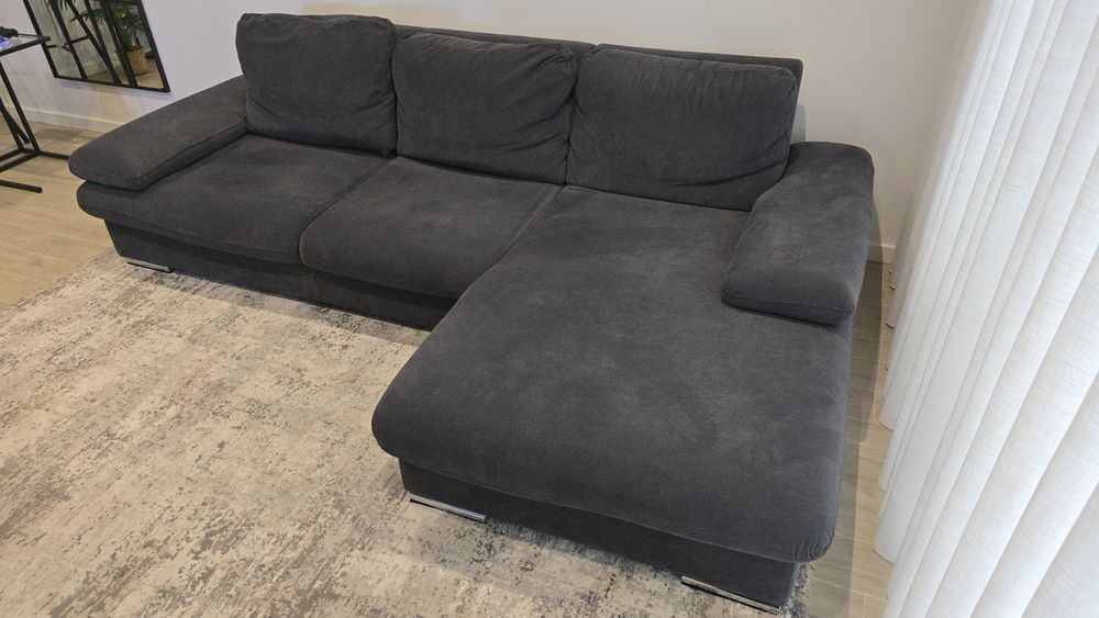 Sofá 3 lugares com chaise longue