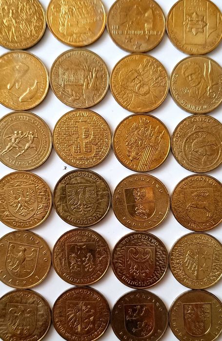 Zestaw kompletny monet 2 złote rocznik 2004