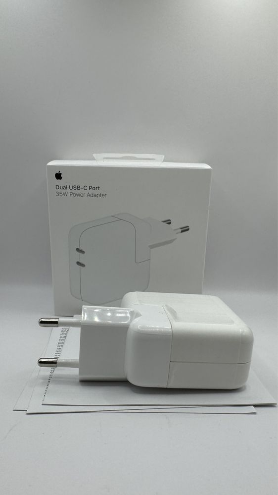 Zestaw Oryg. Ładowarka 35W + Oryg. Ladowarka Apple Watch Usb - C 1 M