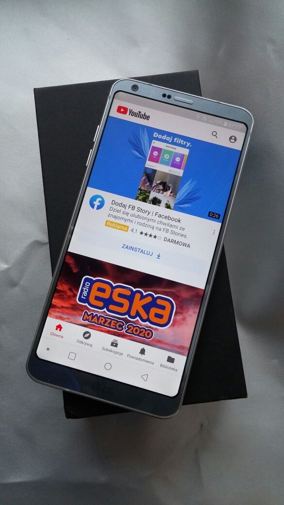 Lg G6 bez simlock 32 Gb 4 Gb Ram jak nowy