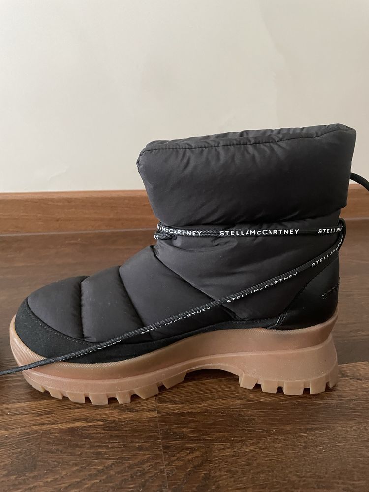 Ботинки Stella McCartney Trace Puffy черные