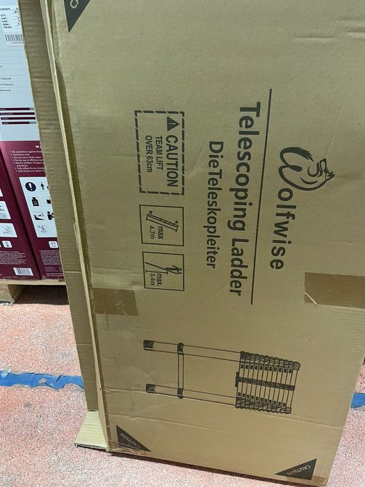 Drabina teleskopowa 320 cm robocza 5m 150kg 11 szczebli