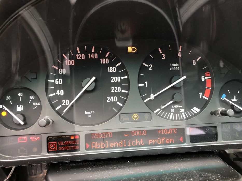 Приборка BMW e 38, 53