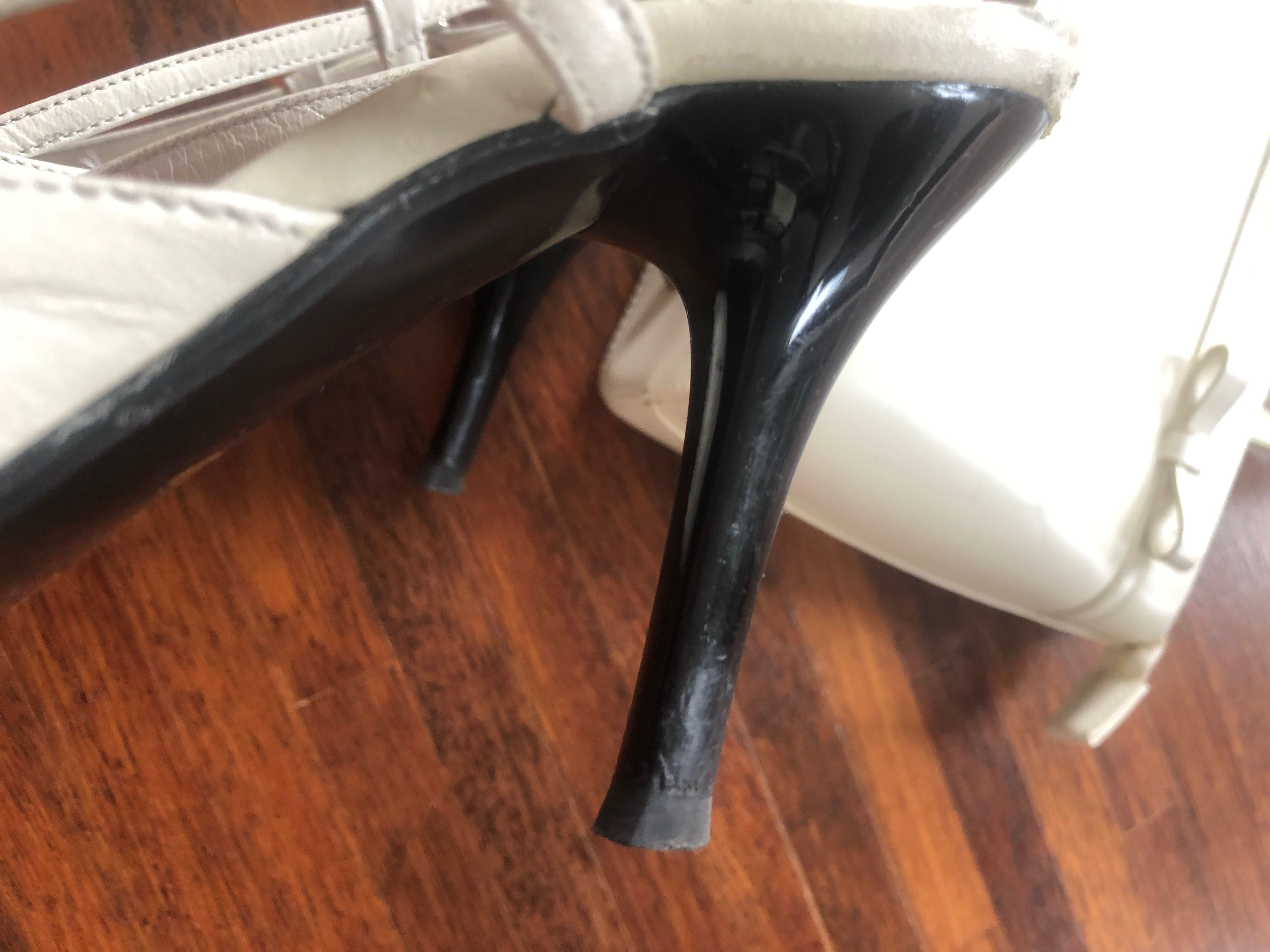 Buty i torebka, kolor ecru
