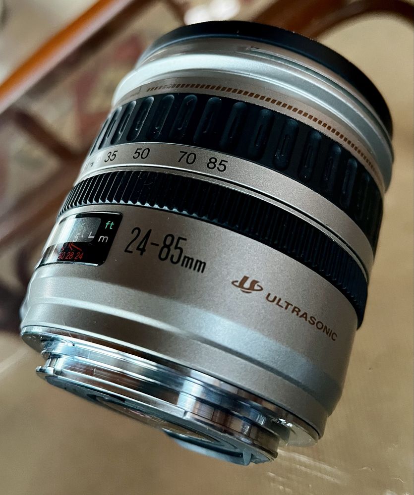 Canon eos 650 e objetiva 24-85mm ultrasonic