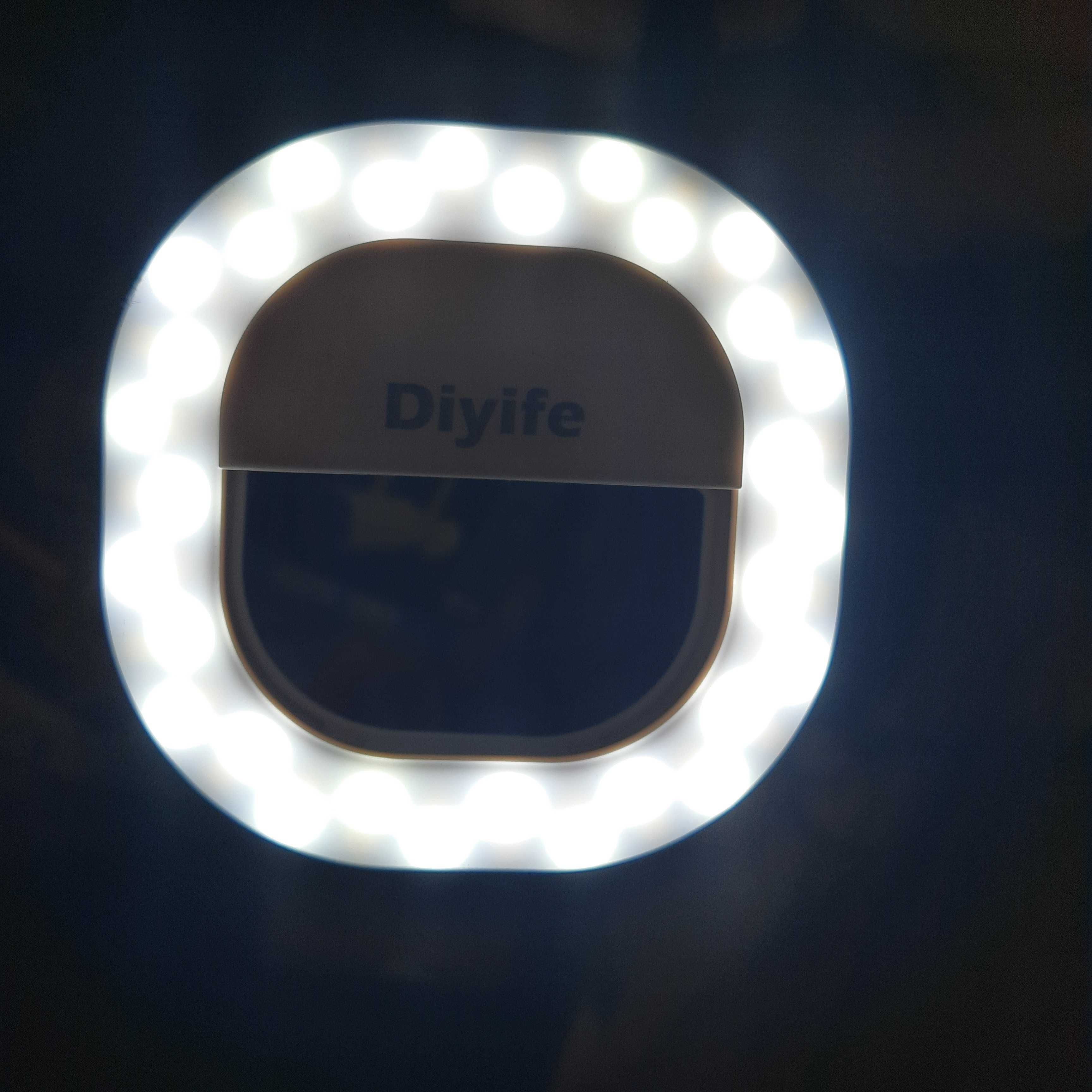Lampa Selfie do telefonu PIERŚCIENIOWA 60 LED Ring 5 poziomów jasności