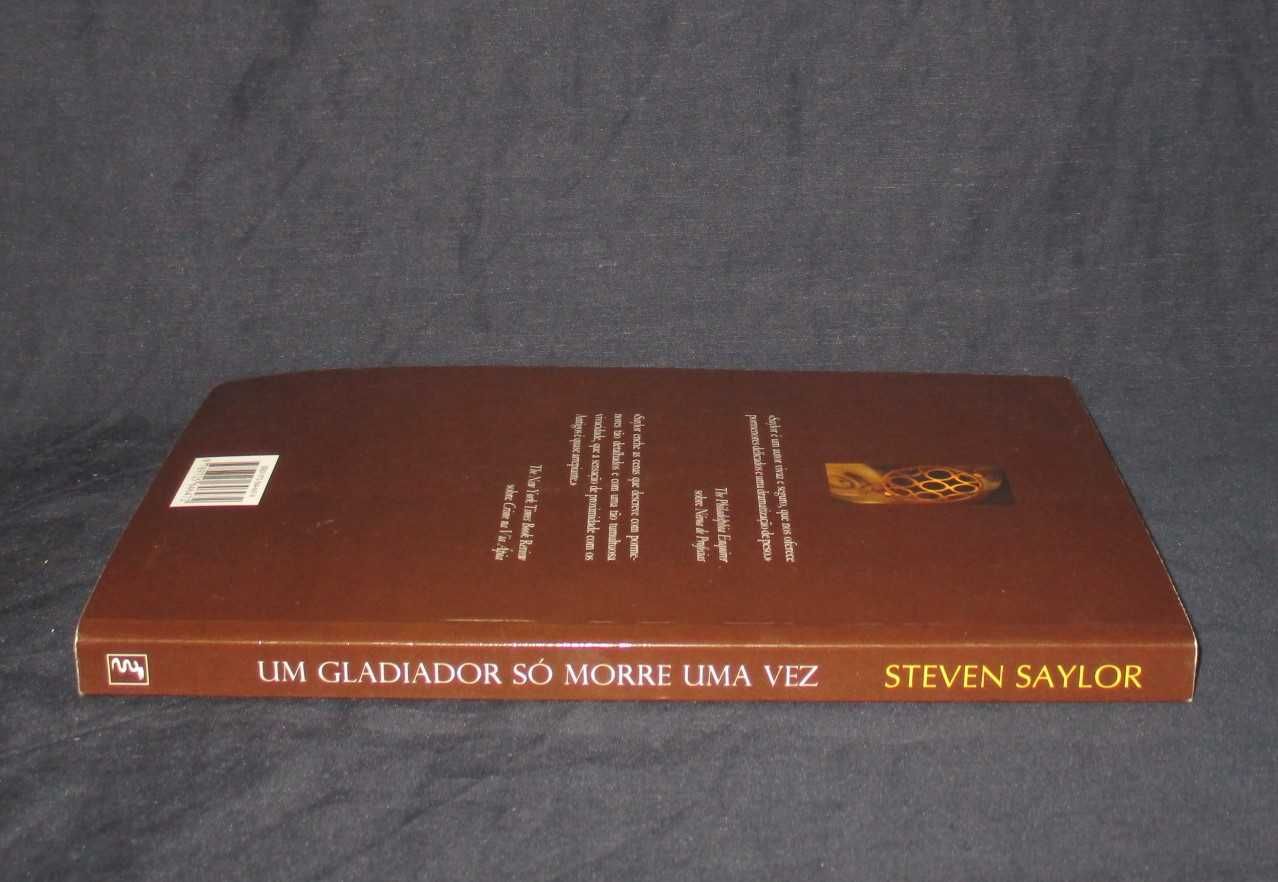 Livro Um Gladiador só morre uma vez Steven Saylor