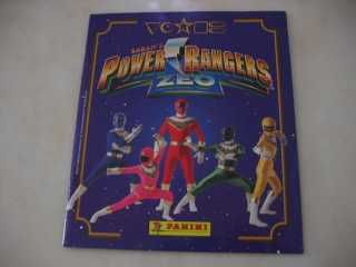 Caderneta completa Power Rangers Zeo