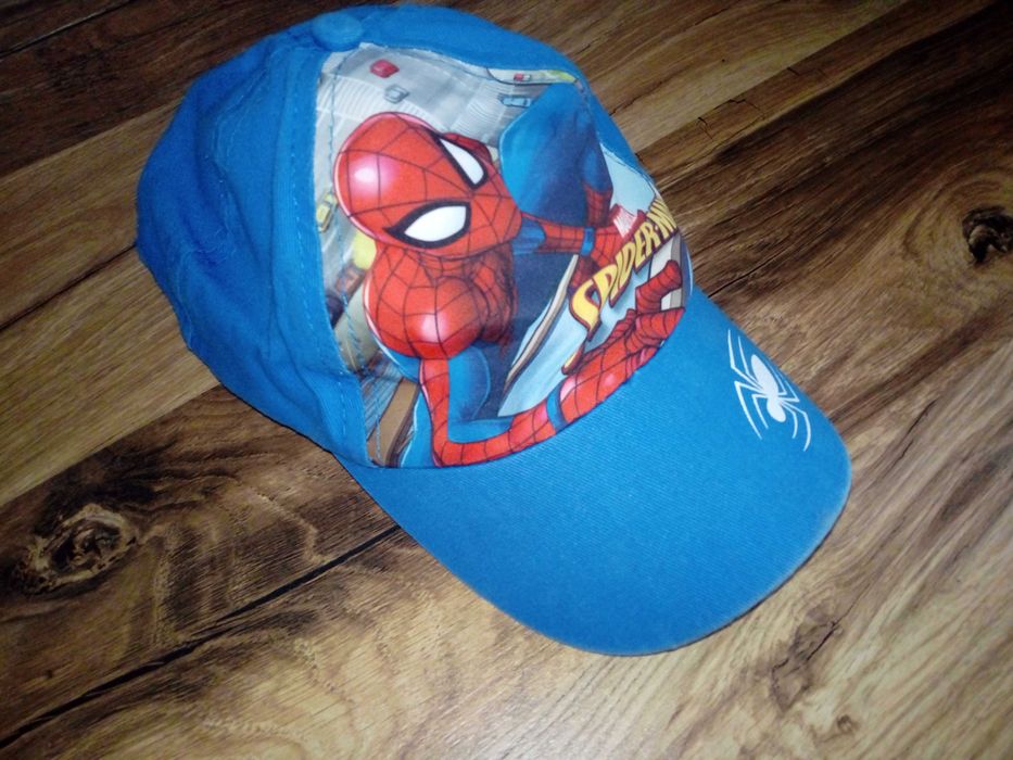 Czapka z daszkiem chłopięca bejsbolówka Spiderman niebieska r. 50