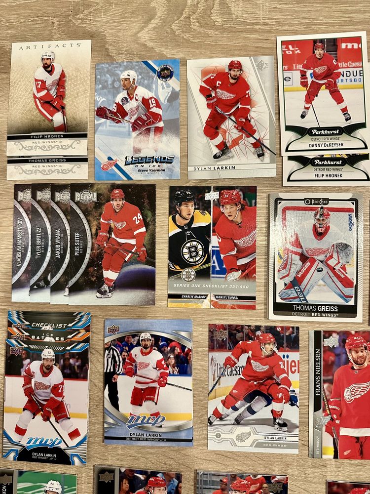 62 karty NHL Detroit Red Wings Upper Deck