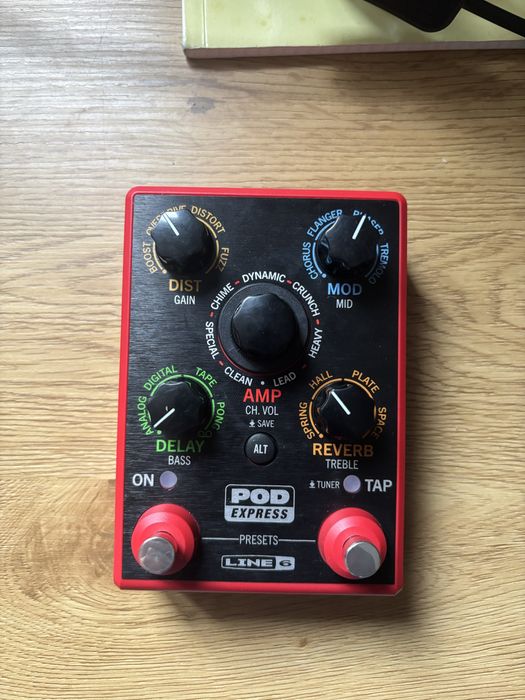 Multiefekt gitarowy line 6 pod express (nie boss, behringer, valeton)