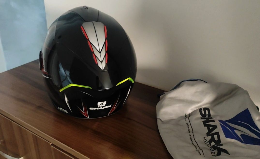 Aktualne do  10.08.2025.Kask Motocyklowy Shark Skwal  LED Pinlock roz.