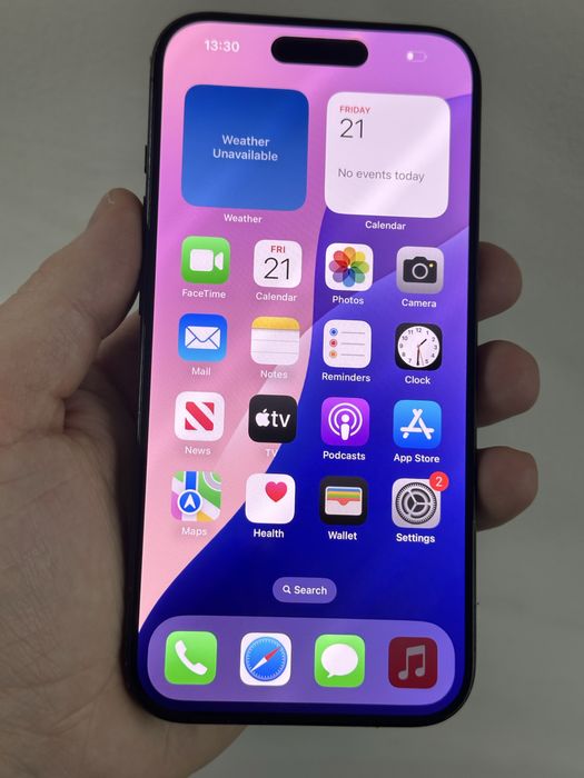 Дисплей iphone 15 pro з дефектом