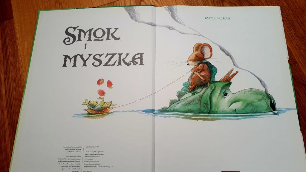 Książka dla dzieci Smok i myszka