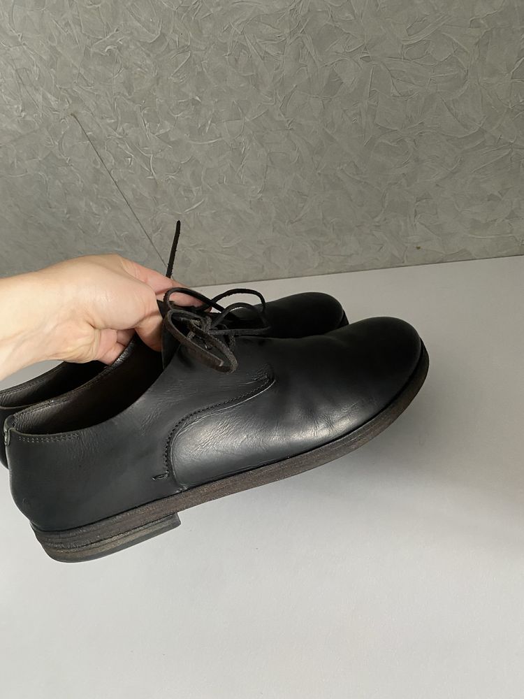 Чорні шкіряні дербі Marsèll, 43 розмір, Made in Italy