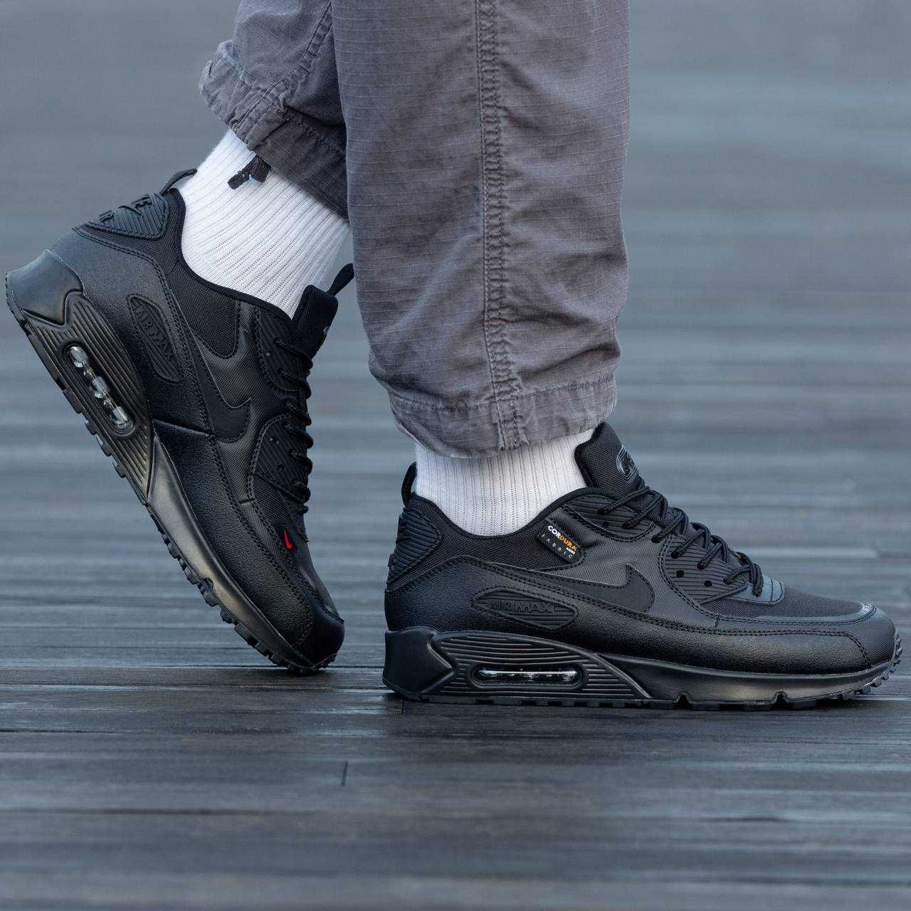 Nike Air Max 90 x Cordura Black кроссовки мужские nike air max (найк)