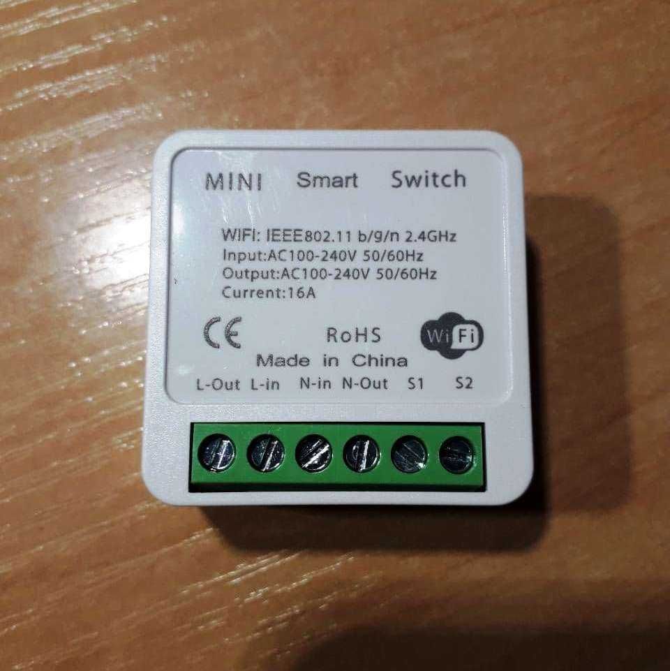 Smart-mini выключатель Aubess, 16A, WiFi