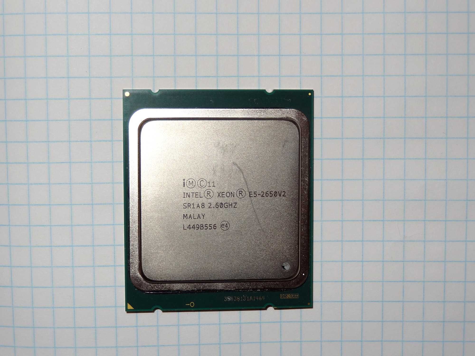 Intel Xeon E5-2650 V2 8 ядер 16 потоків Socket 2011 3,4ГГц Ivy Bridge