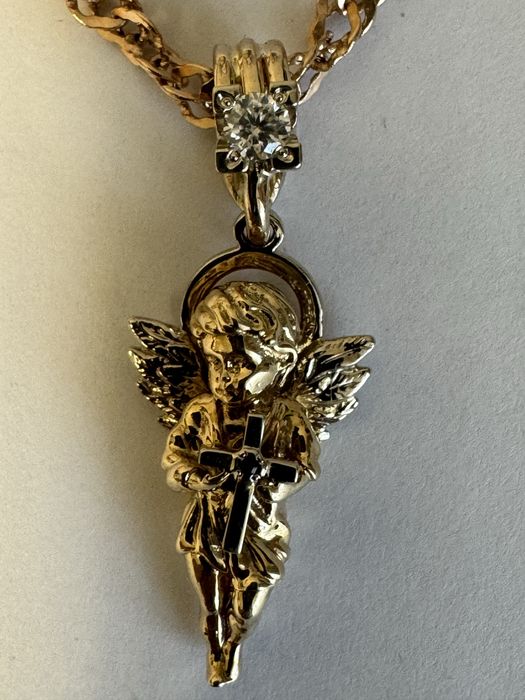 Золотая цепь с кулоном 8,0 грамма